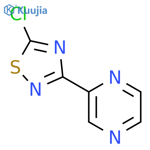 Pyrazine, (5-chloro-1,2,4-thiadiazol-3-yl)- structure