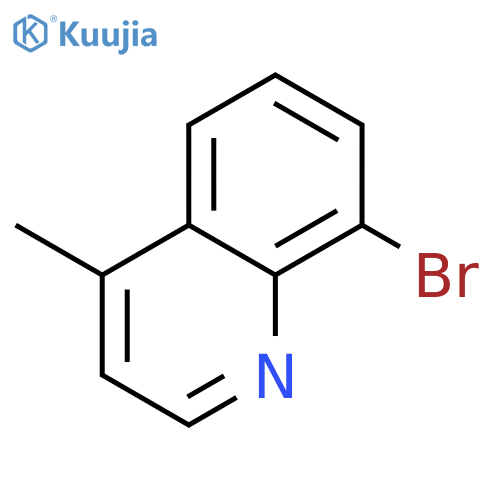 8-Bromo-4-methylquinoline structure