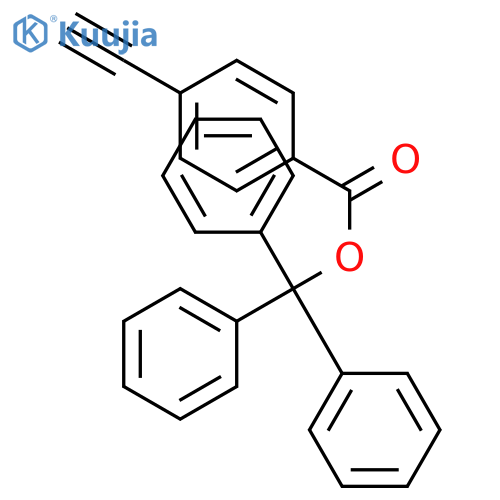 Triphenylmethyl 4-ethynylbenzoate structure