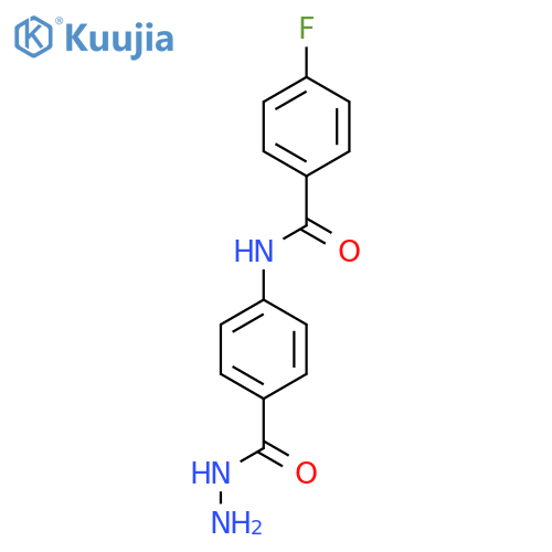 4-Fluoro-N-4-(hydrazinocarbonyl)phenylbenzamide structure
