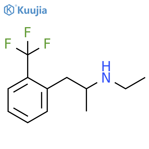 N-Ethyl-1-2-(trifluoromethyl)phenyl-2-propanamine structure