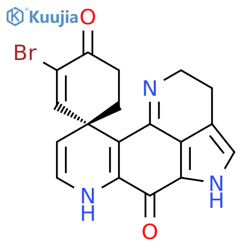 Spiro[2-cyclohexene-1,10'(6'H)-pyrrolo[4,3,2-de][1,7]phenanthroline]-4,6'-dione, 3-bromo-2',3',5',7'-tetrahydro-, (1R)- structure