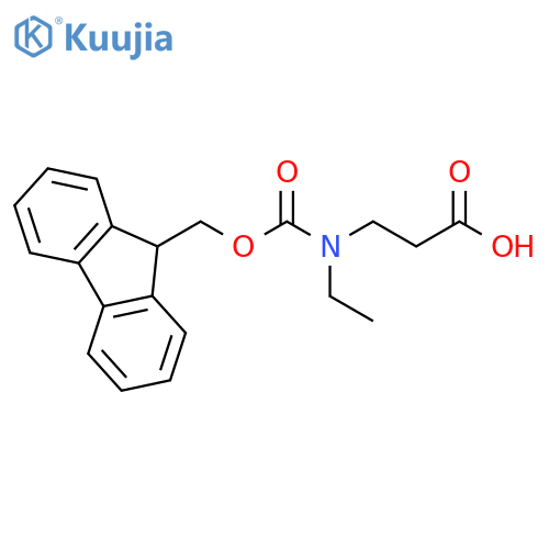 3-ethyl({(9H-fluoren-9-yl)methoxycarbonyl})aminopropanoic acid structure