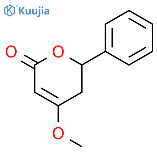4-Methoxy-6-phenyl-5,6-dihydro-pyran-2-one structure