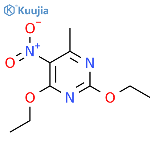 2,4-Diethoxy-6-methyl-5-nitropyrimidine structure