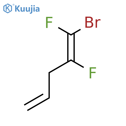 1-Bromo-1,2-difluoro-1,4-pentadiene structure
