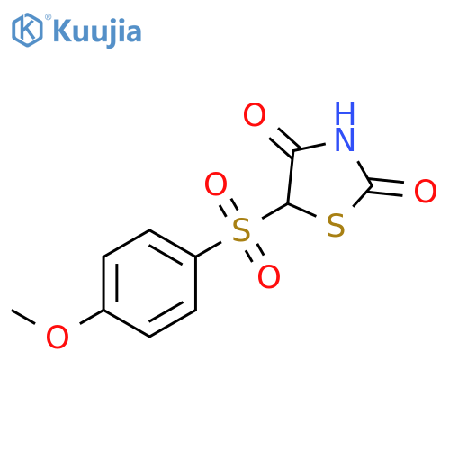 2,4-Thiazolidinedione, 5-[(4-methoxyphenyl)sulfonyl]- structure