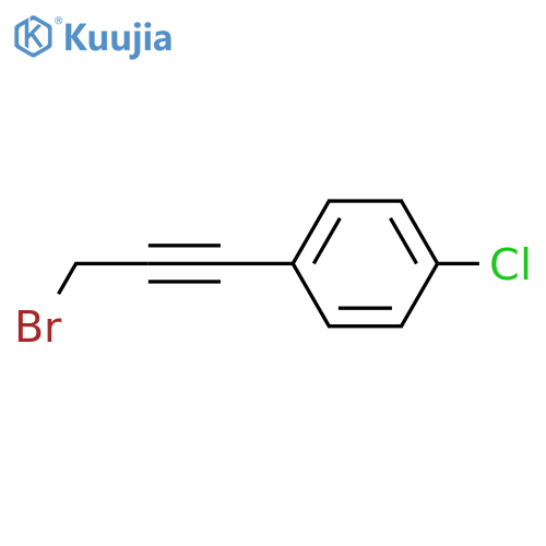 1-(3-Bromoprop-1-yn-1-yl)-4-chlorobenzene structure