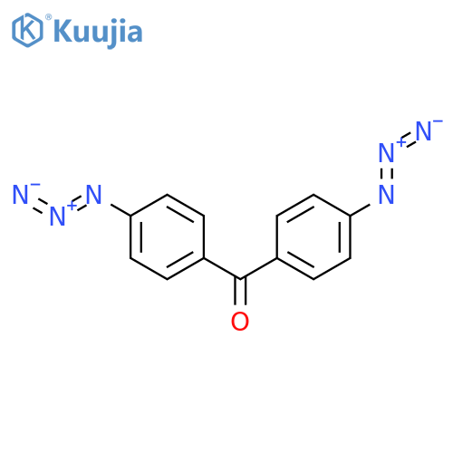 Methanone, bis(4-azidophenyl)- structure