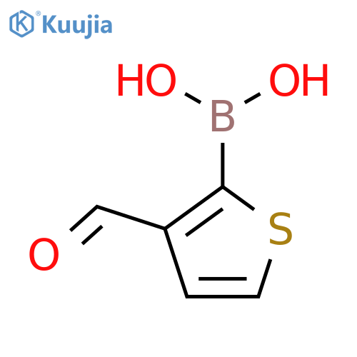 (3-Formylthiophen-2-yl)boronic Acid structure