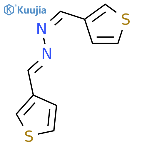 (e)-1-thiophen-3-yl-n-[(z)-thiophen-3-ylmethylideneamino]methanimine structure