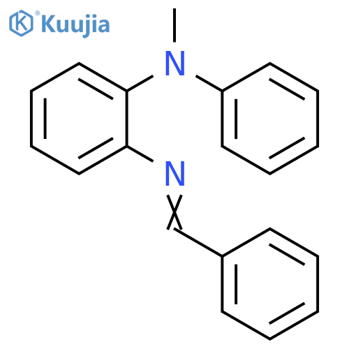 1,2-Benzenediamine, N-methyl-N-phenyl-N'-(phenylmethylene)- structure