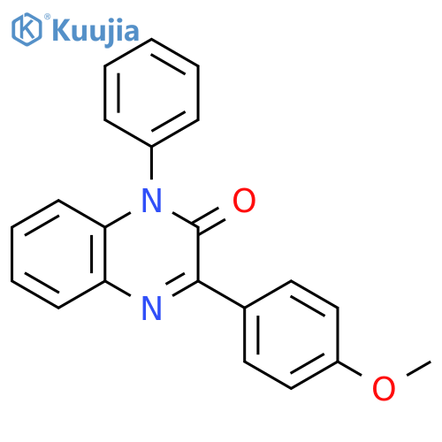 2(1H)-Quinoxalinone, 3-(4-methoxyphenyl)-1-phenyl- structure