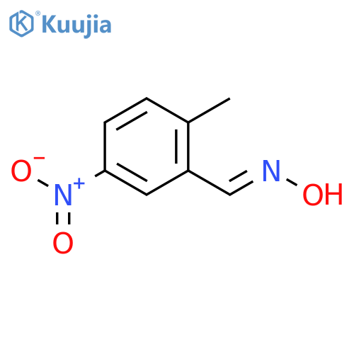 (E)-2-Methyl-5-nitrobenzaldehyde oxime structure