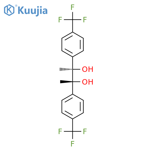 2,3-Butanediol, 2,3-bis[4-(trifluoromethyl)phenyl]-, (R*,R*)- structure