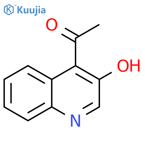 Ethanone, 1-(3-hydroxy-4-quinolinyl)- structure