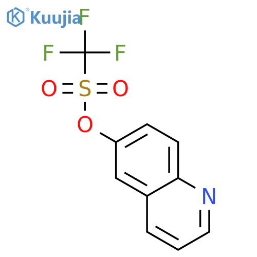 Quinolin-6-yl trifluoromethanesulfonate structure