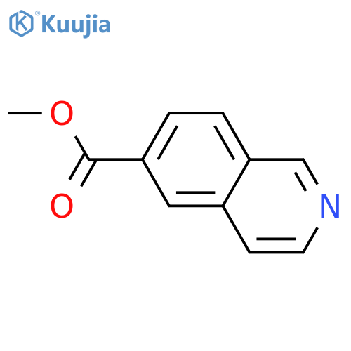 Methyl isoquinoline-6-carboxylate structure