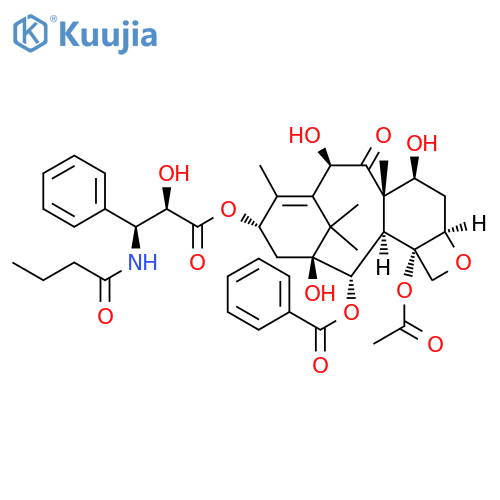 N-Debenzoyl-N-butanoyl-10-deacetylpaclitaxel structure
