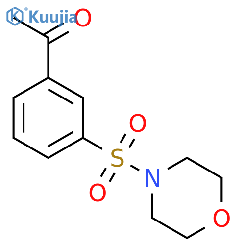 1-[3-(morpholine-4-sulfonyl)phenyl]ethan-1-one structure
