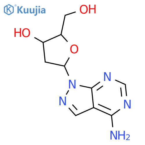 8-Aza-7-deaza-2'-deoxyadenosine structure