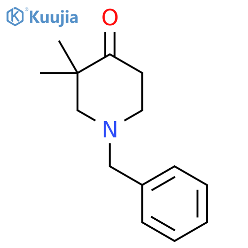 1-Benzyl-3,3-dimethylpiperidin-4-one structure