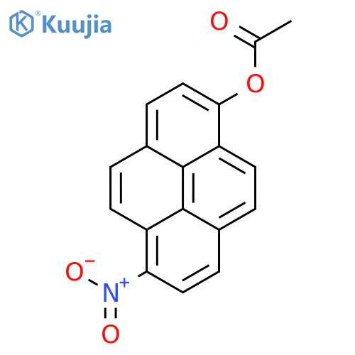 6-nitropyren-1-yl acetate structure