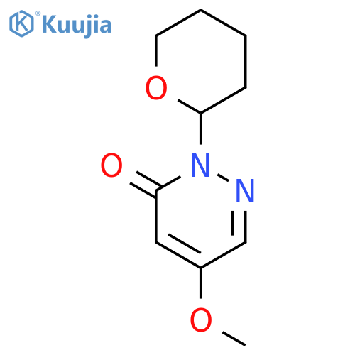 5-methoxy-2-(tetrahydro-2H-pyran-2-yl)-3(2H)-pyridazinone structure