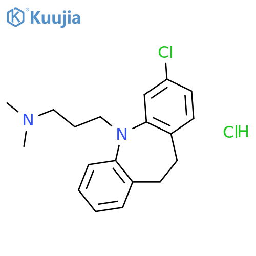 Clomipramine hydrochloride structure