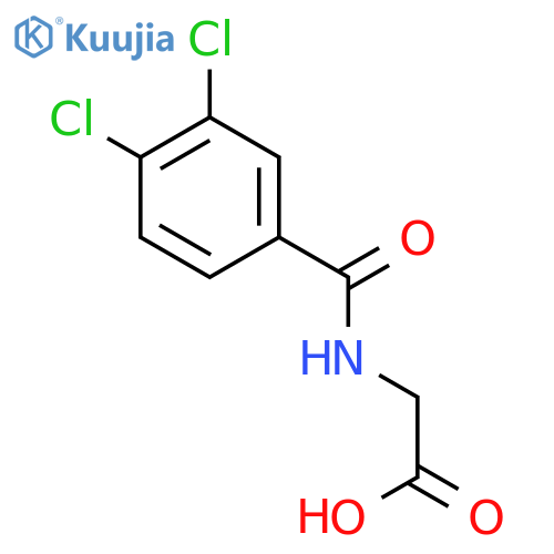 2-(3,4-Dichlorobenzoyl)aminoacetic Acid structure