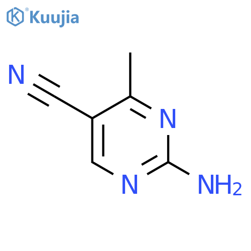 2-Amino-4-methyl-5-pyrimidinecarbonitrile structure