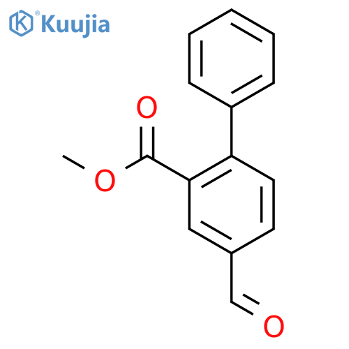 methyl 5-formyl-2-phenylbenzoate structure