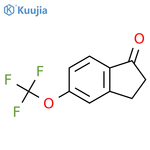 5-Trifluoromethoxyindan-1-one structure