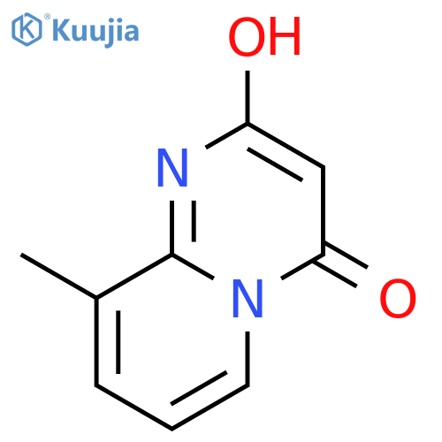 2-Hydroxy-9-methyl-4H-pyrido1,2-apyrimidin-4-one structure