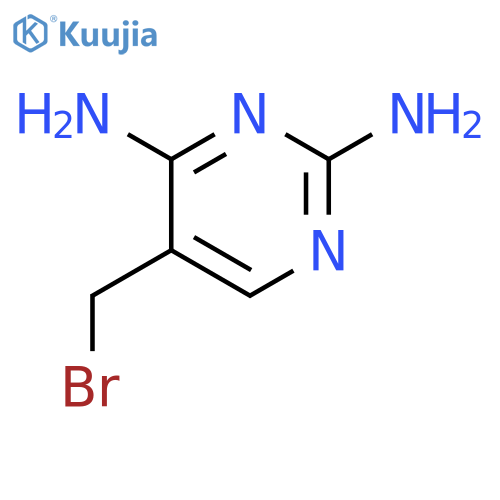 5-(Bromomethyl)pyrimidine-2,4-diamine structure