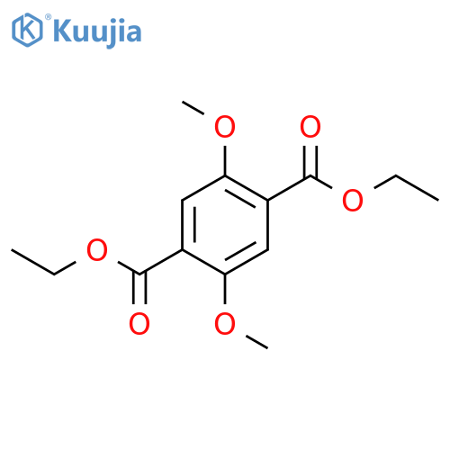 1,4-Benzenedicarboxylic acid, 2,5-dimethoxy-, diethyl ester structure