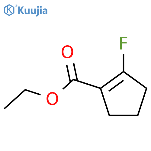 1-Cyclopentene-1-carboxylicacid, 2-fluoro-, ethyl ester structure