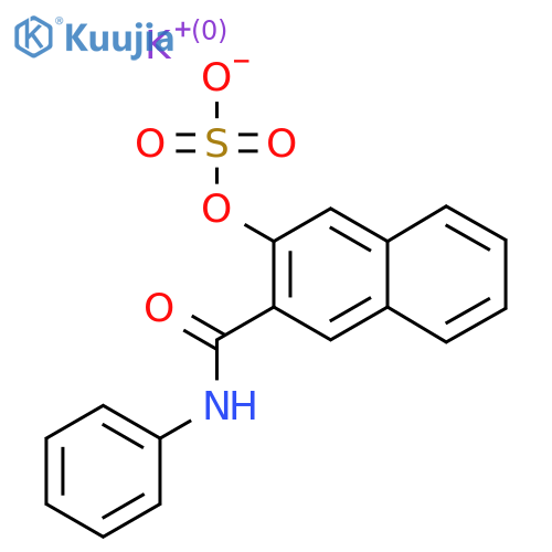 Naphthol AS sulphate potassium salt structure