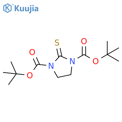 1,3-di-tert-butyl 2-sulfanylideneimidazolidine-1,3-dicarboxylate structure