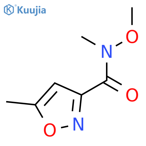 3-Isoxazolecarboxamide,N-methoxy-N,5-dimethyl- structure
