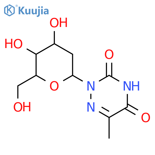 as-Triazine-3,5(2H,4H)-dione,2-(2-deoxy-b-D-arabino-hexopyranosyl)-6-methyl-(8CI) structure