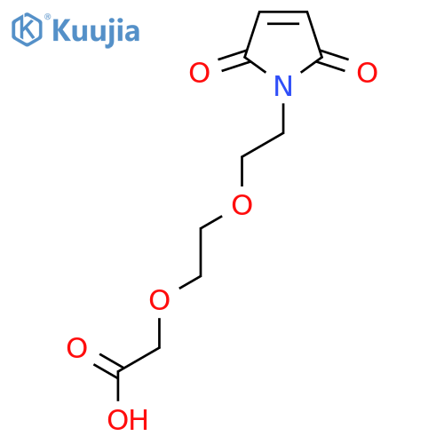 2-2-2-(2,5-Dihydro-2,5-dioxo-1H-pyrrol-1-yl)ethoxyethoxyacetic Acid structure