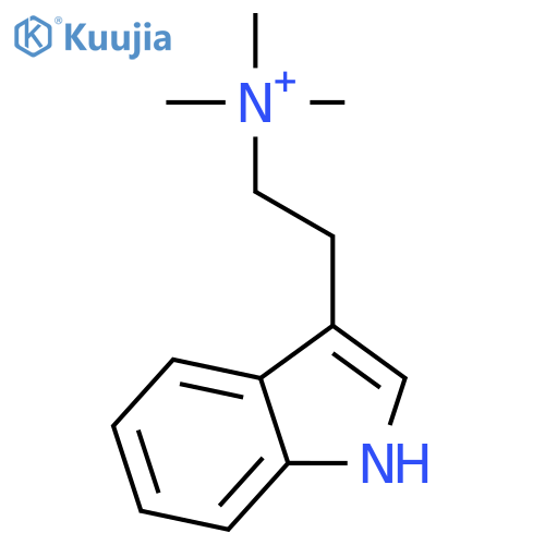 (2-indol-3-yl-ethyl)-trimethyl-ammonium structure