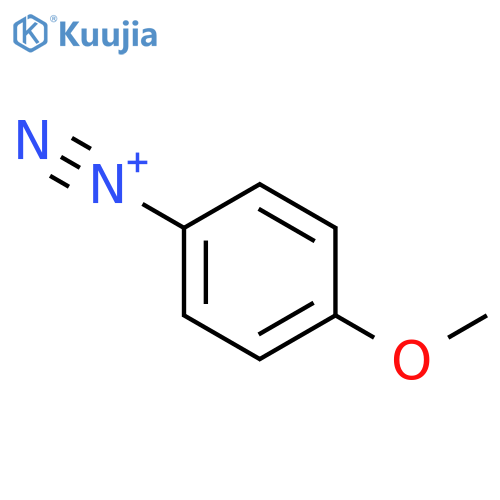 Benzenediazonium,4-methoxy- structure