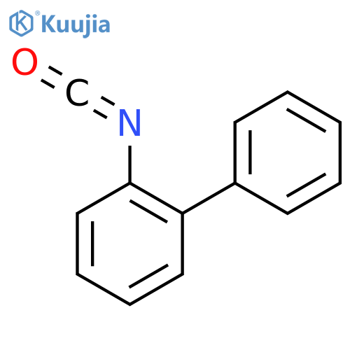 2-isocyanato-1,1'-biphenyl structure
