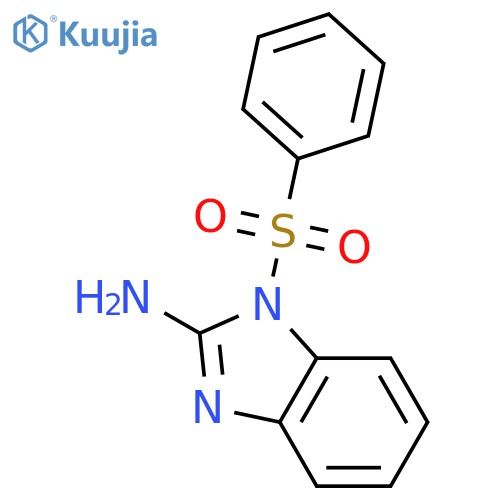 1H-Benzimidazol-2-amine,1-(phenylsulfonyl)- structure