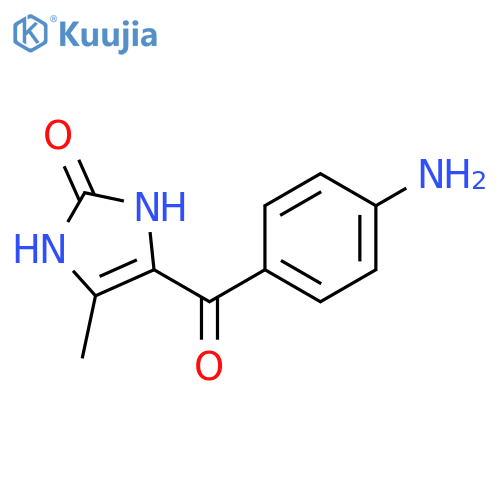 4-(4-aminobenzoyl)-1,3-dihydro-5-methyl-2H-Imidazol-2-one structure
