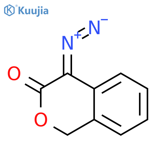 3H-2-Benzopyran-3-one, 4-diazo-1,4-dihydro- structure