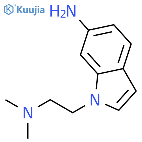 1-2-(dimethylamino)ethyl-1H-indol-6-amine structure
