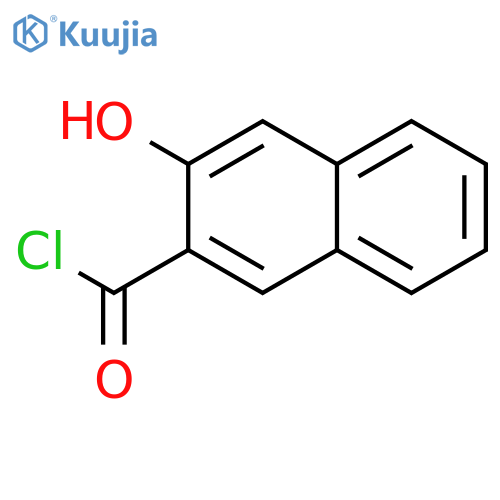 2-Naphthalenecarbonylchloride, 3-hydroxy- structure